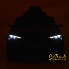 Audi SQ8 piros gyerek elektromos autó világító LED lámpákkal