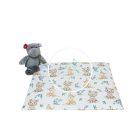 Maci és Őzike - 3 részes babaágynemű szett - Bébi méret