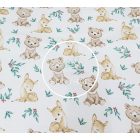 Maci és Őzike - 3 részes babaágynemű szett - Bébi méret