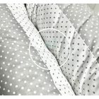 Szoptatós, Kismama párna - Szürke Pöttyös