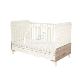   Kloé - 70 x 140 - es Átalakítható Gyermekágy - Fűz - Krém 