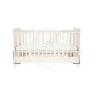 Kloé - 70 x 140 - es Átalakítható Gyermekágy - Fűz - Krém 