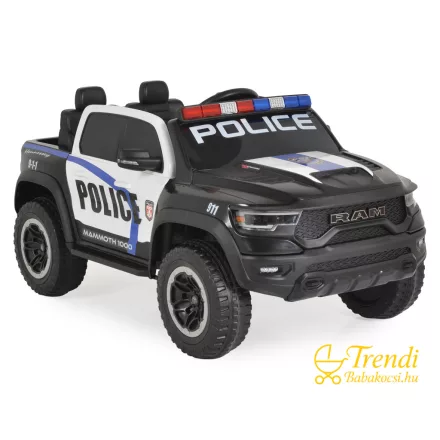 RAM Police Gyermek Elektromos Rendőrautó – Fekete