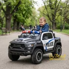 RAM Police Gyermek Elektromos Rendőrautó – Fekete