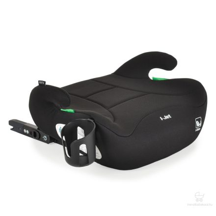 I-JET ülésmagasító ISOFIX 125–150 cm - Fekete