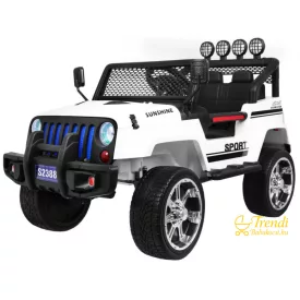   RAPTOR DRIFTER 4X4 AKKUMULÁTOROS ELEKTROMOS GYEREKAUTÓ – FEHÉR
