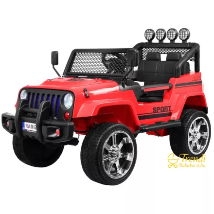  RAPTOR DRIFTER 4X4 AKKUMULÁTOROS ELEKTROMOS GYEREKAUTÓ – PIROS