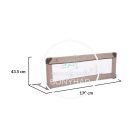 BED RAIL leesésgátló 130x43,5cm hálón minta BÉZS