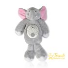 Moni Plüss zenélő éjszakai lámpa és projektor - Elefánt