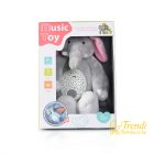 Moni Plüss zenélő éjszakai lámpa és projektor - Elefánt