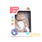 Moni Plüss zenélő éjszakai lámpa és projektor - Víziló