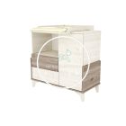 Kloé - 95-ös Pelenkázószekrény - Eltolható feltéttel - Fűz - Krém 