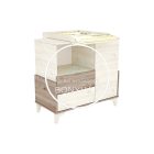 Kloé - 95-ös Pelenkázószekrény - Eltolható feltéttel - Fűz - Krém 