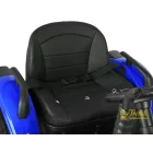 XXL elektromos traktor utánfutóval - kék