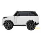 Range Rover Evoque fehér 2 személyes gyerek elektromos kisautó oldalnézetből – 4x4 hajtással