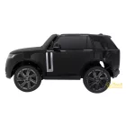 Range Rover Evoque fekete gyerek elektromos kisautó oldalnézetből – 4x4 hajtással