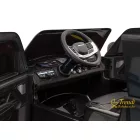 Range Rover Evoque fekete elektromos kisautó zenei panel és kormány – Trendi Babakocsi