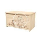 Niki - Elefántos játéktároló láda -Borostyán