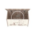 Viki - Elefántos játéktároló láda - Krém - Fűz