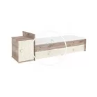 Viki - Multikombi gyermekágy - Krém - Fűz - 70 x 120 cm - es