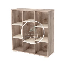 Viki - Nyitott polc - Krém - Fűz