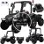 Traktor utánfutóval - XXL 4x4 - Fekete