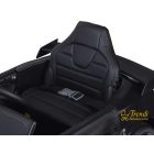 Fekete Ford Mustang GT500 elektromos autó gyerekeknek oldalnézetben