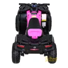 Quad XXL - 4×4 elektromos – Pink - 24V - 4×80W