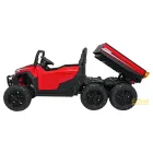 XXL Farmer Teherautó elektromos – Piros, 4×200W, 24V, 2 személyes