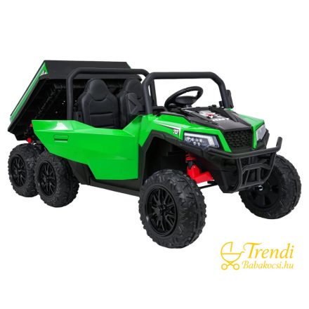 XXL Farmer Teherautó elektromos – Zöld, 4×200W, 24V, 2 személyes