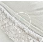 Minky Szoptatós, Kismama párna - Szürke pamut - világos szürke