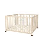 Timba 2. - 102 x 102 cm - es emelhető, görgős járóka - Borostyán