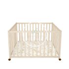 Timba 2. - 102 x 102 cm - es emelhető, görgős járóka - Borostyán