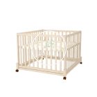 Timba 3. - 100 x 100 cm - es összecsukható, emelhető, görgős járóka - Borostyán