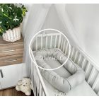 Szürke waffle babafészek – puha, pamut babafészek újszülötteknek - trendibabakocsi.hu