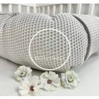 Szürke waffle babafészek kiságyban – kényelmes és biztonságos pihenőhely babáknak