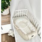 Bézs waffle babafészek – puha, pamut babafészek újszülötteknek - trendibabakocsi.hu