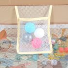  GAMEZONE összecsukható járóka szőnyeggel és 60 labdával – 180×200 cm – Bézs