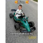 Mercedes AMG Petronas F1 Elektromos Kisautó Fekete – 12V Akkumulátoros Versenyautó Gyerekeknek