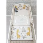 Sweet Time - Bézs - 3 részes babaágynemű szett - Bébi méret