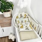 Sweet Time - Bézs - 3 részes babaágynemű szett - Bébi méret