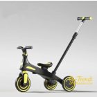 BumbleBee 3in1 Tricikli – Sárga–fekete, tolókarral, napellenzővel