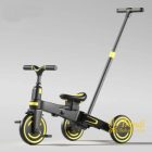 BumbleBee 3in1 Tricikli – Sárga–fekete, tolókarral, napellenzővel