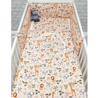 Bébi szafari állatok - 3 részes babaágynemű szett - Bébi méret