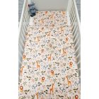 Bébi szafari állatok - 3 részes babaágynemű szett - Bébi méret