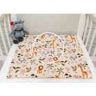 Bébi szafari állatok - 3 részes babaágynemű szett - Bébi méret