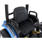 XXL elektromos traktor utánfutóval - Kék - 24V - 2×200W