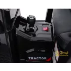 XXL elektromos traktor utánfutóval - Kék - 24V - 2×200W
