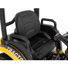 XXL elektromos traktor utánfutóval - Sárga - 24V - 2×200W