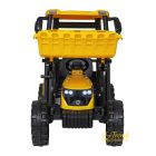 XXL elektromos traktor utánfutóval - Sárga - 24V - 2×200W